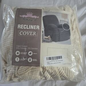 Cream Recliner Cover